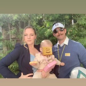 Emma Bell Instagram - Happy Halloween from Ted, Rebecca and our box of biscuits! #halloween