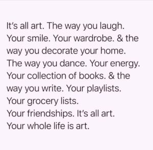 Emma Booth Instagram - It’s all art…. ✨