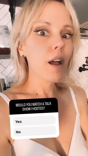 Emma Caulfield Ford Instagram - Talk show?