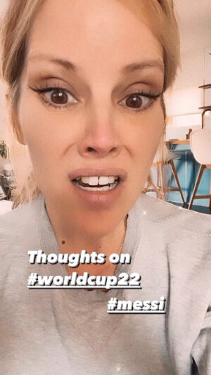 Emma Caulfield Ford Instagram - World Cup Messi.
