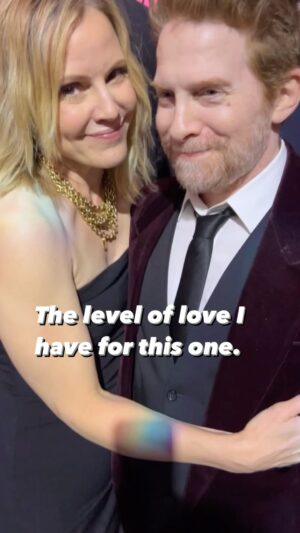Emma Caulfield Ford Instagram - Me and @sethgreen .I love this guy to the moon. #AnyaandOz #buffy
