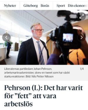 Emma Frans Instagram - Svajpa för lite forskning på temat ”hur fett det är att vara arbetslös”