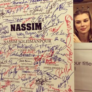 Emma Ishta Instagram - About to embark on this play tonight. Feel free to send me some prayers, I have no idea what I’m in for. #nassimtheplay