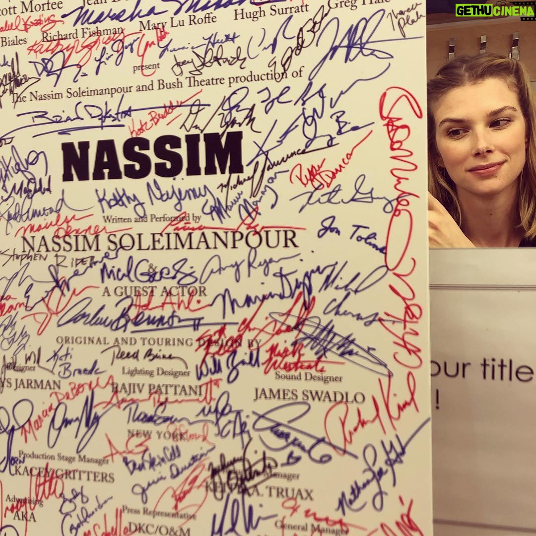 Emma Ishta - 2.4K Likes - About to embark on this play tonight. Feel free to send me some prayers, I have no idea what I’m in for. #nassimtheplay