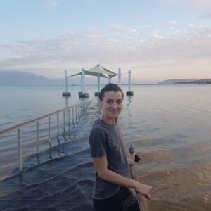 Emma Lahana Instagram - Boker Tov from the lowest point on earth 🇮🇱 #israel ✡️