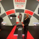 Emma-Louise Paton Instagram – IT’S FINALS NIGHT!!! 🎯🎯🎯
After 3 weeks..it all ends here..who wins?!
Michael Smith v Michael van Gerwen
7.45pm @skysports