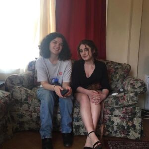 Emma Seligman Instagram - Four years later, after being in my thesis @treaclychild, today is finally the day. Thanks for going on a walk w me in sheepshead bay and telling me we could do it. 

@shivababymovie is now out in the world. Go see it on @appletv @amazonprimevideo @youtube or at a theater near you. 

1. April 2017, shooting shiva the short 
2. August 2019, shooting shiva the feature 
3. April 2021, NY shiva premiere