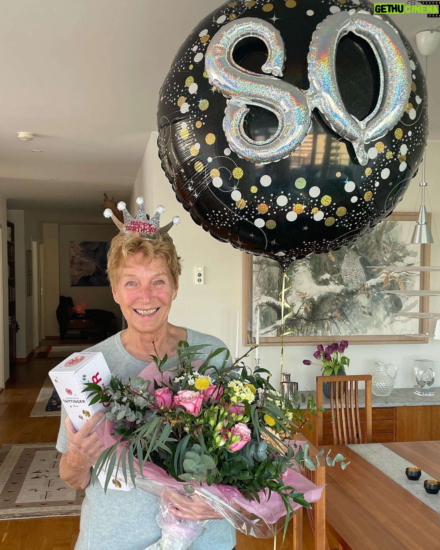Emma Wiklund - 2.1K Likes - Today we are celebrating our beautiful mother @birgittasjoberg 80th birthday Happy happy birthday to the most beautiful, smart and just best Mum in the world! Love you ❤️❤️ And love the pictures of you together with you parents, my grandfather Göte and Grandmother Sonja. 1942 in Uppsala.