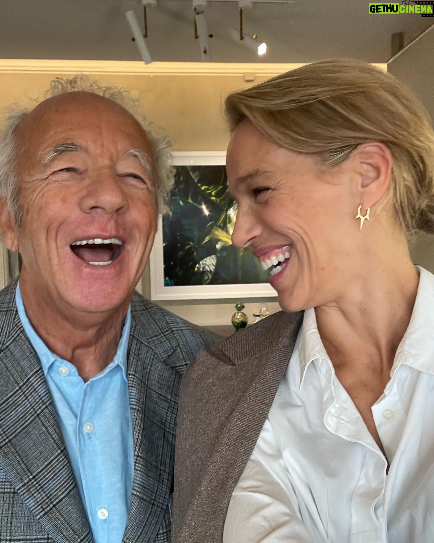 Emma Wiklund - 2.3K Likes - So happy to meet my dear friend and legendary fashion photographer @gilles_bensimon tonight in Stockholm. Gilles is one of the most important fashion photographers in my career. I had the great honour to work with him a lot during my full time modelling years in the 90s. Most of my most important covers and fashion stories for @elleusa and @ellefr were shot by him.
And here we are 30 years later…. Make sure to see his beautiful exhibition in Stockholm created together with perfumer @wulffpierre and @sebastian_schildt