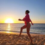Emma Drobná Instagram - Sunset Beach photo dump🌴🌈🤍
