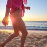 Emma Drobná Instagram - Sunset Beach photo dump🌴🌈🤍