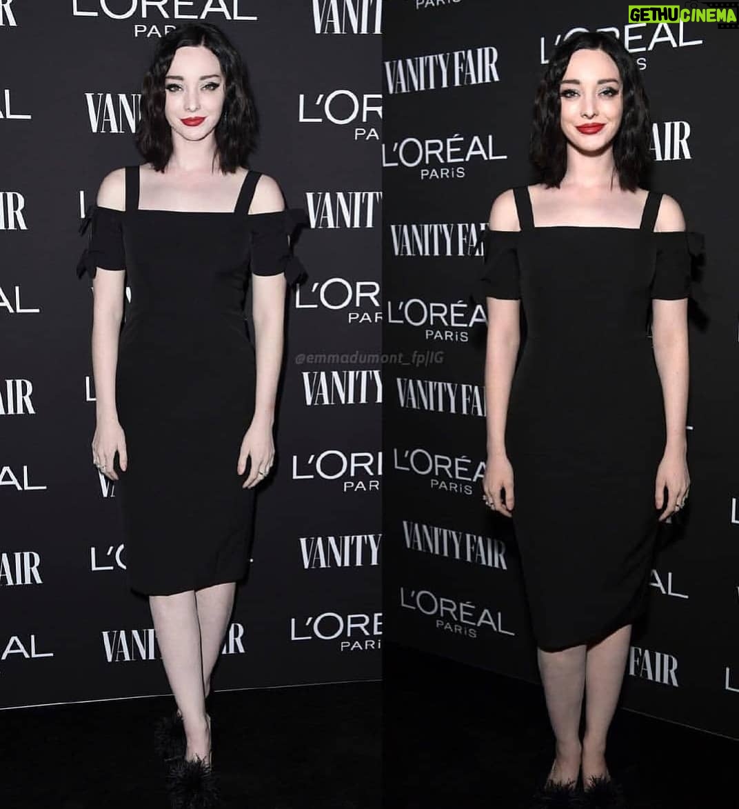 Emma Dumont - 25K Likes - Yass! @vanityfair thank you for having me at your New Hollywood party. Thank you @lorealusa What a ball ❤❤❤
