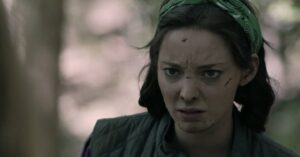 Emma Dumont Instagram - When you have nothing left to lose and nowhere to run. 📽🔥🪓💀 Catch Wrong Turn made by the incredibly talented @rockfordroad and our amazing crew on VOD Feb 23rd. But maybe don't watch with the lights off...