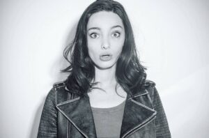 Emma Dumont Instagram - A normal conversation with me goes something like this... LOVE YOU @issue_mag! 🖤🖤🖤 #faces