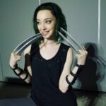 Emma Dumont Instagram - Happy Halloween!! ✖💋✖💋#x23 #costume #xmen