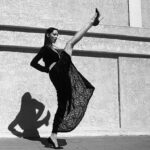 Emma Dumont Instagram - Just for kicks 🖤 Thank you @sashasamsonova @joberdzinska @bobbyeliot @annabelleharron @denisebourne22 mwahh!! #kick #heels #model #dancer