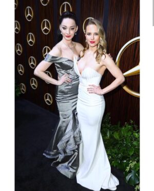 Emma Dumont Instagram - Thank you @mercedesbenz for a fabulous Oscars celebration! 🖤🖤🖤