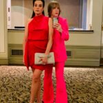 Emma Myles Instagram – Mom and Dad can’t come to the phone right now, they’re having a hot pink date night. Thank you as always @bcrfcure for such a beautiful and unforgettable evening, and for everything you do. *for those of you who don’t know BCRF in the only organization dedicated solely to funding breast cancer research, and that research has saved countless lives, including my mothers. We are all forever grateful!💗💗💗 #hotpinkparty