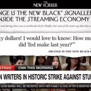 Emma Myles Instagram - Lea and I went on CNN early this morning to shed some insight on the shocking lack of streaming residual pay from companies that make billions of dollars every year, and why this strike is essential to the future of every creative professional’s future. Sound off y’all and tell your stories. We are in this rickety row boat getting capsized by grotesque yachts together. Also, let it be known that if you have to wake up at 4 in the morning, filling Abby Phillip in on the fight of our lives is the way to do it. #sag #sagaftra #sagaftrastrike #sagaftrastrong #wgastrike #wgastrong #idratherhaveabathtub