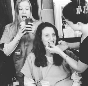 Emma Myles Instagram - Here to flood your feed with professional actors on the job. 

What do we want? 
Contracts. 
When do we want them? 
Now.

#sagaftrastrike 
#sagaftrastrong