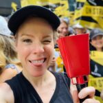 Emma Myles Instagram - All slides brought to you by yesterday’s march except for the last one which is obviously brought to you by my raging monthly flow. We’re still out here. We still have cowbells. We’re still not bending over. We won’t sit back and accept the unnecessary and forced notion that the job of an artist has no value or that it is soon to be obsolete. I can’t think of anything more depressing than a world without art.