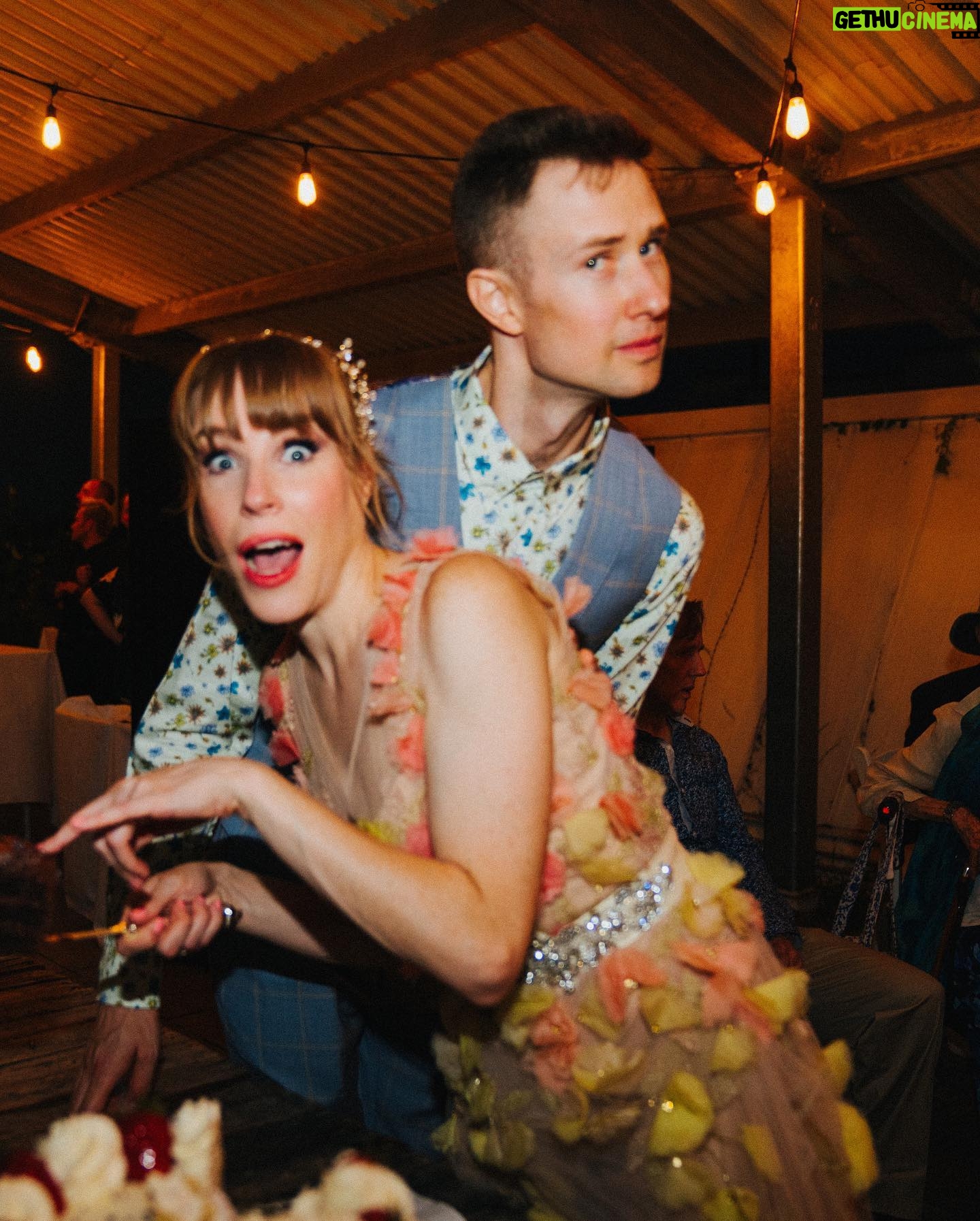 Emma Myles - 3 Likes - We got married 4 years ago and I’ve been popping off ever since. Happy anniversary to my very patient, gentle, shy, funny, sweet, dorky, dreamboat of a husband. I love you the most Mr. Darcy.