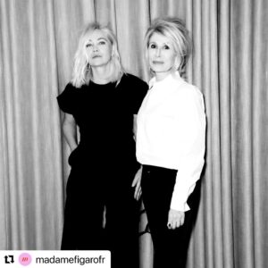 Emmanuelle Béart Instagram - Dîner @madamefigarofr  avec une femme que j’aime et admire depuis bien longtemps @anneflorenceschmitt  Styled by @jonathan_huguet  #hair @johnnollet #makeup  @celine_planchenault  @eliesaabworld  @chopard  @orbis.media @richardgianorio