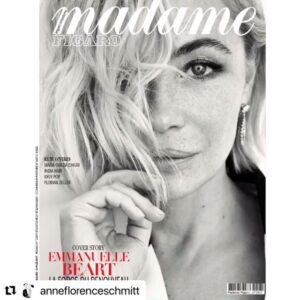 Emmanuelle Béart Instagram - #Repost @anneflorenceschmitt with @make_repost
・・・
EMMANUELLE 🧡 @emmanuellebeart @madamefigarofr @thiemosander @davidmartin_benoitmonceau @juliegilletb 👔#ondinemillot @johnnollet 💇‍♀️ @anglomamakeup 💄 @chopard @marceagomes 💅🏾#létreinte @ludovicbergery