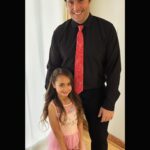 Emme Rylan Instagram - First Father-Daughter dance at Dakota’s school! 💕💗💞💖