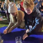 Emme Rylan Instagram - We were born for this. Mother/Son GAME NIGHT at Jackson’s middle school was a blast! When Jackson clearly got Oreo cookie crumbs in his eye I had to pull the win out for us. 😂 #teamworkmakesthedreamwork
