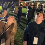 Emme Rylan Instagram - We were born for this. Mother/Son GAME NIGHT at Jackson’s middle school was a blast! When Jackson clearly got Oreo cookie crumbs in his eye I had to pull the win out for us. 😂 #teamworkmakesthedreamwork
