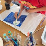 Emme Rylan Instagram - #artoftheday #artwithkids #ipaintwithyarn