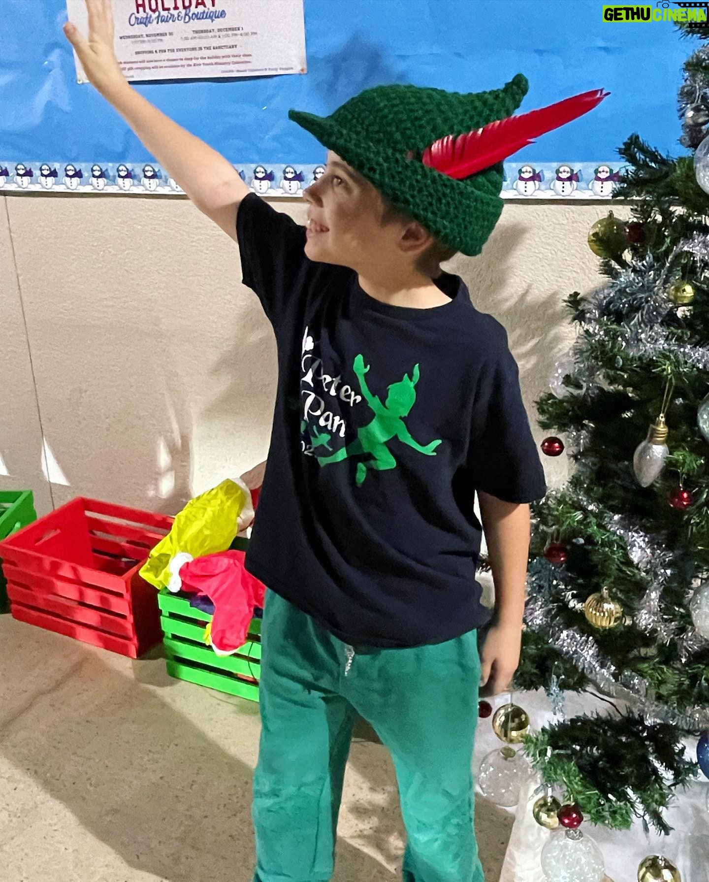 Emme Rylan Instagram - Levi is Peter Pan in his school production!! He is so excited!