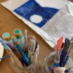 Emme Rylan Instagram - #artoftheday #artwithkids #ipaintwithyarn