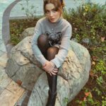Emmy Perry Instagram - 🧸🖤sweater weather🖤🧸 . . . . . . . . . . #christmas #teddyfresh #holiday #holidayseason #fall #teddybear #sweaterweather #fashion #sweater #fashionblogger #ootd #explorepage #explore #vintage #couquette