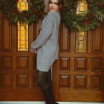 Emmy Perry Instagram - 🧸🖤sweater weather🖤🧸 . . . . . . . . . . #christmas #teddyfresh #holiday #holidayseason #fall #teddybear #sweaterweather #fashion #sweater #fashionblogger #ootd #explorepage #explore #vintage #couquette