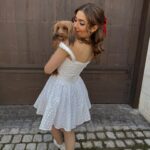 Emmy Perry Instagram - Today, on #adoptashelterpet day, I’m celebrating with my sweet rescue pup—who, in truth, rescued me. His unconditional love lifts me up during my lowest moments, and his joyful presence brings light into my darkest days. He’s not just a pet; he’s a radiant source of endless love and happiness. Adopting him wasn’t just saving a life; it was gaining a best friend. ❤️❤️❤️❤️