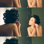 Enola Cosnier Instagram - « Si je te fais un chignon plaqué, puis un brushing, va falloir que je te lave les cheveux à un moment ! » 04/11/2023 - Prime d’ouverture de la Star Academy promo 2023 - Argentique/Portra 400 📸 : @_elisajane_