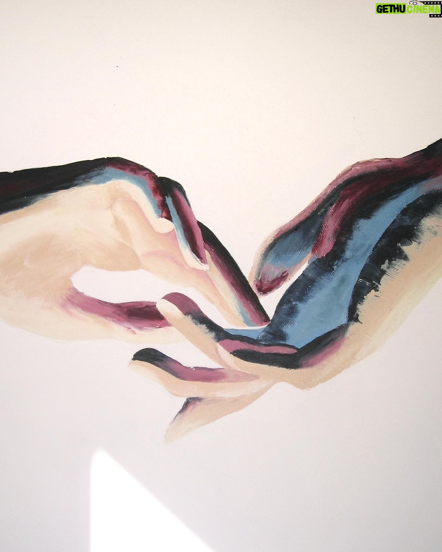 Enola Cosnier Instagram - Première fois - 17/04/2022 - Acrylique.