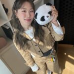 Eom Ji-yoon Instagram - 푸바오 잘가ㅜㅜ🐼