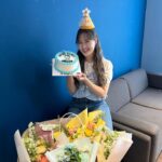 Eom Ji-yoon Instagram - 생일이 대수냐고 하지만 축하받으니 너무 행복하네요 감사합니다