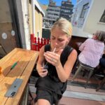 Erana James Instagram - in the big smoke with ave !!