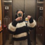 Erana James Instagram – akld in my jumper with bubbles 🎀🎀🎀