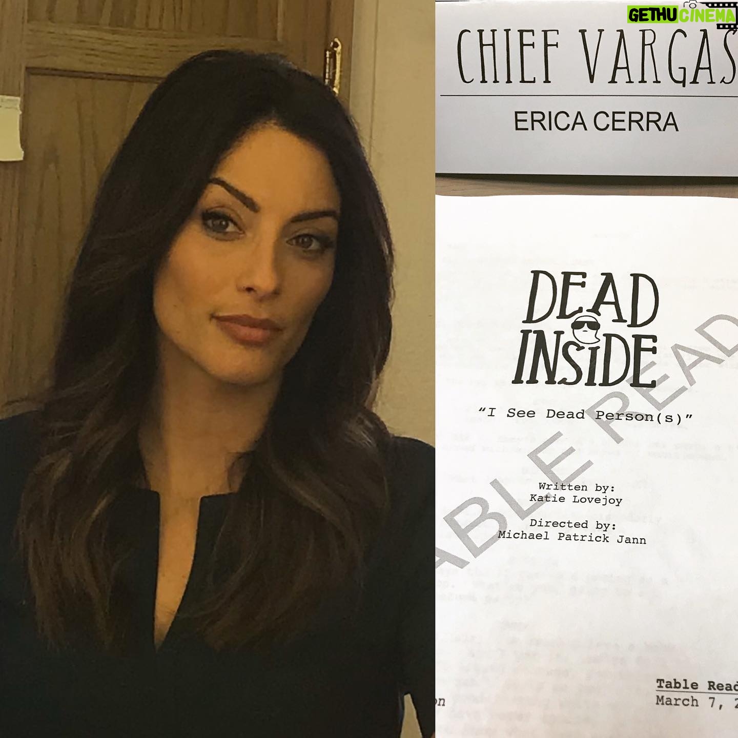 Erica Cerra - 3.9K Likes - TB2 years ago- Unfortunately this pilot didn’t go and you won’t get to see Chief Vargas in action- @thekatielovejoy @hayleymarienorman @hellolyndon @mylesm.bullock and so many more talents.
#ontothenext
#CW
#deadinside