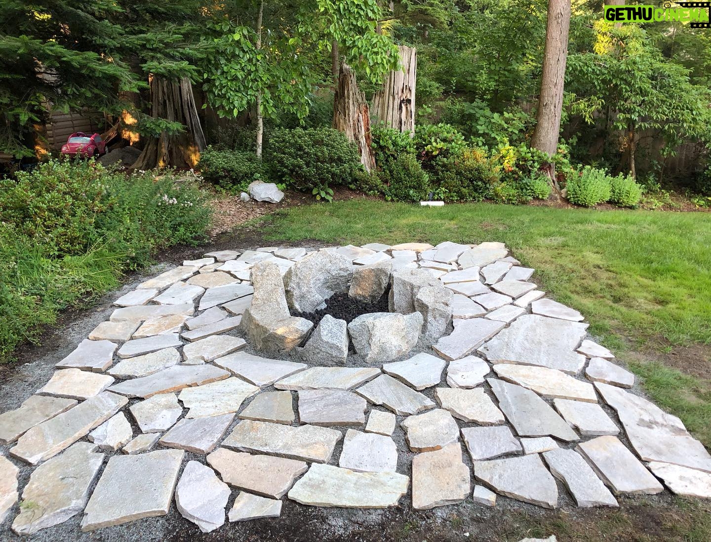 Erica Cerra - 1.6K Likes - #fire pit update- stones have been laid - seeds sprinkled....now we enjoy!
#summerfun
#family
#love
#homeiswheretheheartis