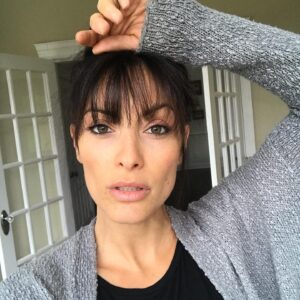 Erica Cerra Instagram - Rocking them 90’s BANGS! 
#90sfashion 
#actor 
#actorslife 
#alwaysevolving
#nofilter
#bangs