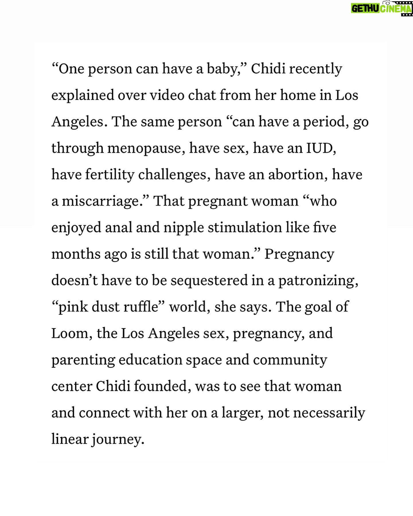 Erica Chidi Cohen - 3.7K Likes - thanks to @bustle for sharing about my work and LOOM.
one thing i quickly discovered while working as a doula was that pregnant people clung to the same desires and interests that they’ve always had. being pregnant and becoming a mother, didn't mean they didn’t want to be sexual anymore, dream big or take risks. if anything, they yearned for those things even more or felt finally empowered enough to say “no” and fiercely claim themselves for the first time. becoming a mother is potent evolution and our program focuses on holding space for that—without judgement and with modern tools for figuring it out on your terms. all the words are over on bustle.com and you can discover more about our pregnancy and postpartum program at @loomhq
📸: @amyharrity ✨☁️