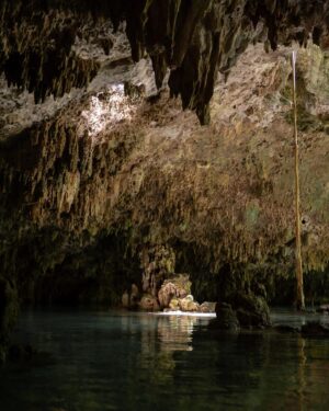 Erica Chidi Cohen Instagram - getting engaged while submerged within a cenote, surrounded by ancient water and stalagmites is  emblematic of our love and everything it took to get to this moment. you are by far my greatest teacher and friend. thank you for choosing me and saying yes. 💍