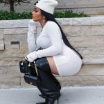 Erica Pinkett Instagram - Said a prayer and went after everything I prayed for! I just want to say Im grateful for all of you 🫶🏽 Your support and love doesn’t go unnoticed…no matter what platform I’ve been on vh1, mtv, bet, starz, hbo, AMC theaters, Amazon prime, Netflix, Hulu, peacock or tubi, you all have supported my films/shows and the numbers have been incredible! Y’all are the real mvps🥹🙏🏽❤️❤️❤️ 📸: @jeffgetcash MUA: @ohkeliyah Hairstylist: @glammoroushair Tape-ins: @the_raw_xchange_llc Hat/earrings/belt bag: @chanelofficial Dress: @rickibrazil Boots: @balenciaga