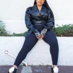 Erica Pinkett Instagram - Like caviar and champagne, baby you have to have good taste to enjoy this 🥂👑😎 📸: @jeffgetcash MUA: @ohkeliyah Earrings/necklace/shoes/gloves: @chanelofficial Jacket: @zara Hat: @culturekings
